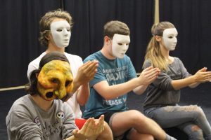 Actors in Mask at Acting Camp